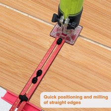 4 in 1 Router Milling Groove Bracket Adjustable Router Jig Tool for Woodworking