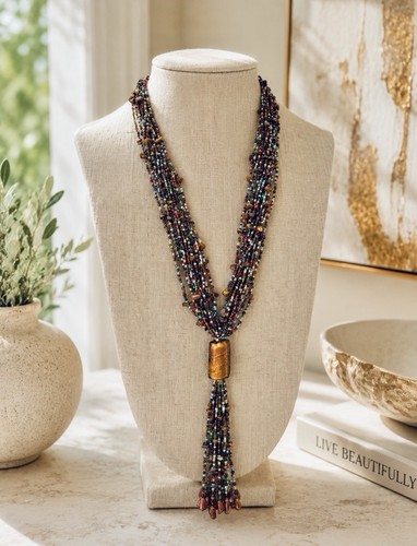 Multicolored seed bead - multicolored,