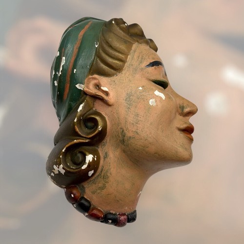 Art deco chalk - ware, mask