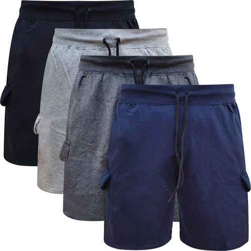 Mens fleece cargo shorts - fleece,