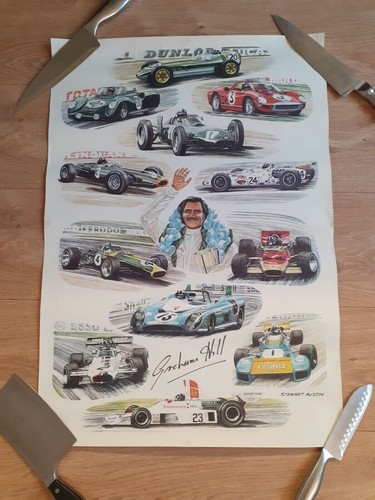 Vintage graham hill - vintage,