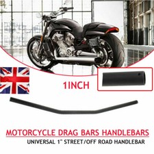 Motorcycle 1" Handlebars Drag Bar 25mm For Harley Davidson Sportster Honda UK