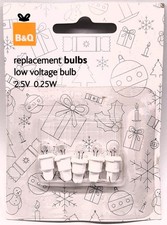 B&Q 05080397  5 x Clear Spare