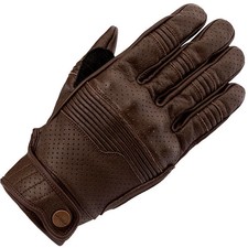 RST Roadster 3 CE Leather Gloves Vintage Motorbike Motorcycle Brown