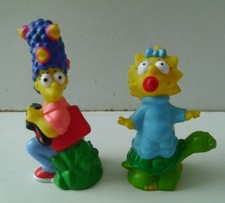 Burger King The Simpsons Marge & Maggie Pencil Toppers Vintage 1990