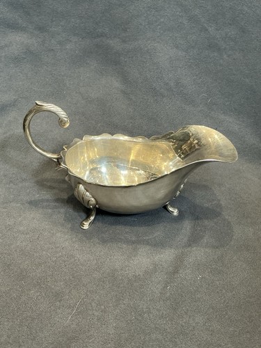 Silver plated sauce - silver, boat