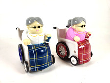 Racing Grannies Slot Cars Pair