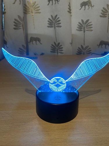 Harry potter golden snitch - golden, 3d