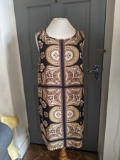 Next Navy Tan Paisley Scarf