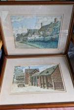 2 Medium size Framed