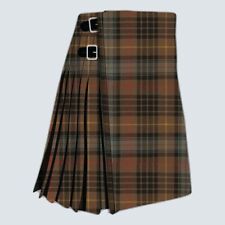 Mens scottish clan stewart hunting weathered Tartan Kilt