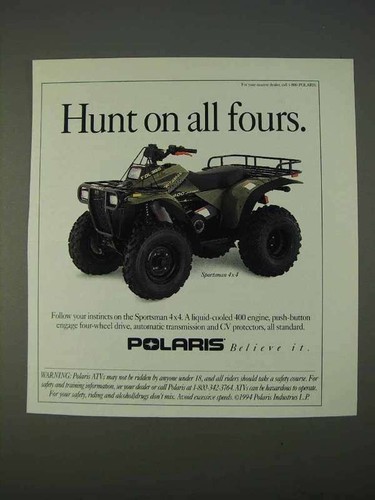 1995 polaris sportsman 4x4 - 1995, atv