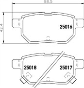 Mintex mdb3062 brake - mintex, pad