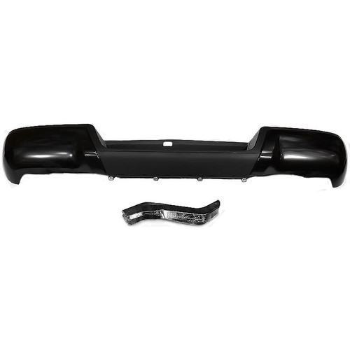 Rear bumper black with - rear,