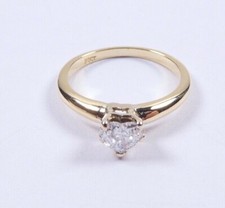 Heart Shaped Diamond Solitaire