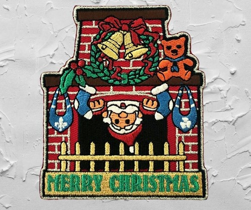 Merry christmas sparkly badge - merry,