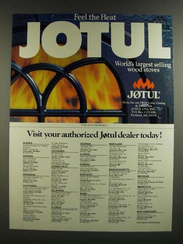 1986 jotul wood stoves - jotul,