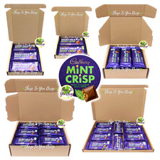 IRISH CADBURY CHOCOLATE MINT CRISP BAR 54g GIFT BOX Birthday Present Hamper☘️🍫