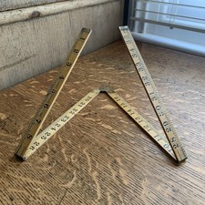 Rabone Boxwood Ruler No. 1167 * Folding Wooden Yardstick 36 Inches (M2:19D)