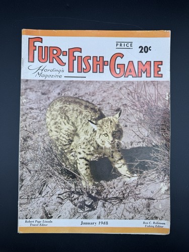 Vintage january 1948 fur - fur, fish