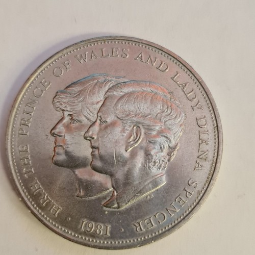 1981 royal wedding coin hrh - 1981,