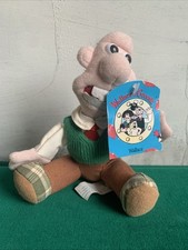 Vintage 1989 Wallace & Gromit. Wallace Finger Puppet Plush Toy