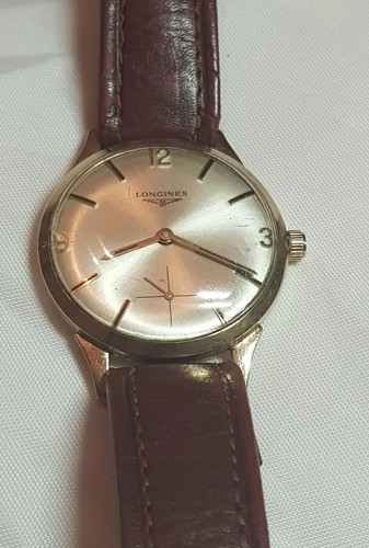 Longines 9ct gold case - longines, 6922