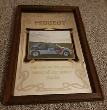 Vintage Retro Peugeot Mirror A4 Proud Owner 106 GTi Rallye XSi 205 309 Own Pictu