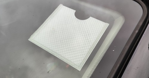 Parking permit holder - holder, plastic