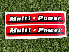 2x Multi Power Decal Sticker