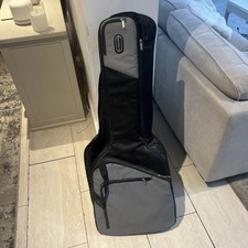 KINSMAN GUITAR GIG-BAG BLACK/GREY CUSHION PADDED 41 Inches V/G/COND: Q