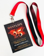 Westlife Personalised Gifting Ticket Lanyard Pass - 25th Anniversary Tour 2026