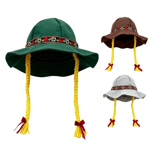Oktoberfest hat with braids - hat,