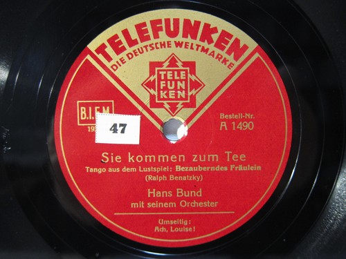 78rpm hans bund mit - mit, willi