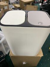 Recycling Bin Dry and Wet Waste Separation Plastic Trash Bin with Dual 12L Co