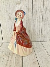 1988 Royal Doulton Figurine - Paisley Shawl - Exquisite Pretty Lady Figurine 