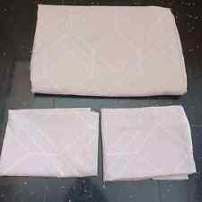 Next pink and white double duvet cover+ 2 pillow cases.