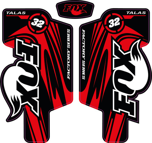 Fox talas forks decals - forks,