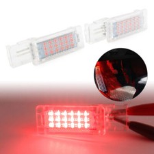 For VW SKODA 2x Red LED
