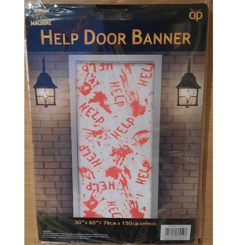 Halloween door cover - door, bloody