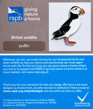 RSPB Pin Badge GNaH Puffin on