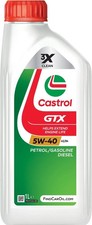 Castrol GTX  5W-40 A3/B4 Engine Oil - 1L x 2 Bundle 