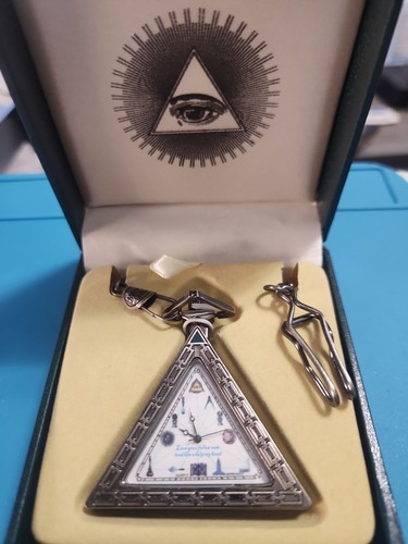 Men quartz triangle masonic - quartz,