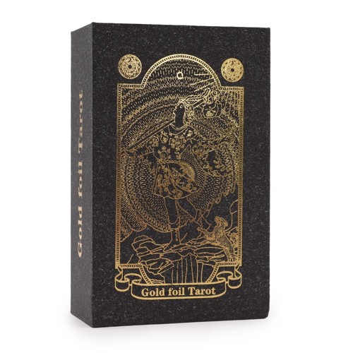 Gold foil tarot card - foil,