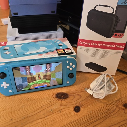 Nintendo switch lite turquoise - nintendo,