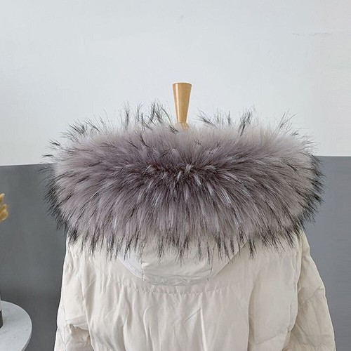 Tachable faux fur hood trim - faux,