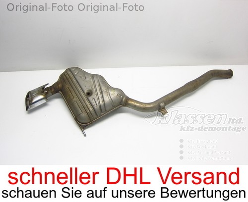 Rear exhaust silencer - rear,