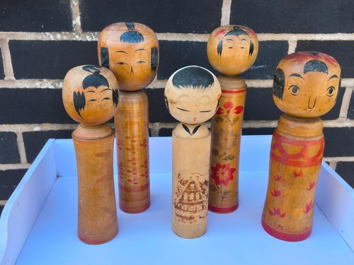 Vintage kokeshi dolls from - dolls, x