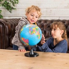 Toyrific World Globe for Kids, Educational Rotating World Children Map 20cm