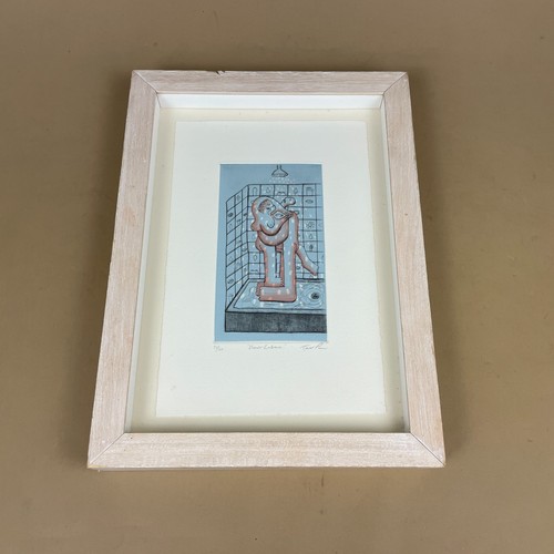 Trevor price drypoint print - trevor,